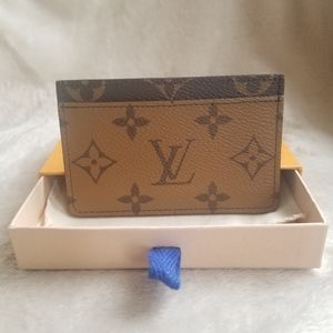 LOUIS VUITTON Reverse Monogram Card Holder